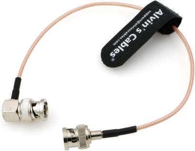 Chine Alvin'S Cables HD SDI BNC Coaxial Cable Right Angle To Straight 3G BNC Cable For Cameras Monitor Recorder Video Equip à vendre