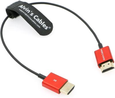 Chine Câble HDMI ultra-mince 8K Câble HDMI-2.1 haute vitesse 48 Gbps pour Atomos Ninja-V 4K-60P 6K-Record Z-CAM à vendre