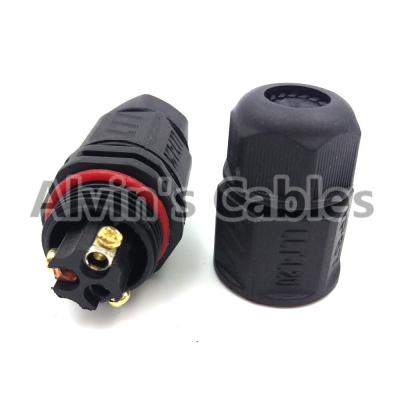 China LLT-L20 IP67 3 Pin Waterproof Cable Connector Video Cable Connectors Premium Quality for sale