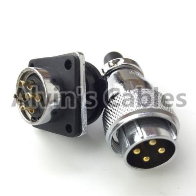 China WS20 4 Pin Power Plastic Electrical Connectors Rated Current 25A Compact Structure for sale