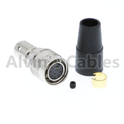 China Durable Circular Electrical Connectors 10 Pin Circular Connector HR10A-10P-10S Hirose 10 Pin Female for sale