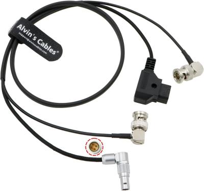 China Combination Power Cable For Zacuto Kameleon Pro EVF Rotatable 4 Pin To D - Tap Power Cable With BNC To BNC SDI Coaxial en venta
