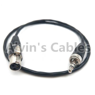 China SONY D11 Camera Audio Cable 3.5mm TRS Audio Plug Conversion locking 3.5mm TRS Audio Plug To 3 Pin MINI XLR female for sale
