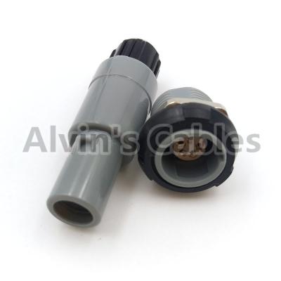 China Plastic LEMO 5 Pin Connector Plug And Socket Connector Power Cord Medical Accessories for sale