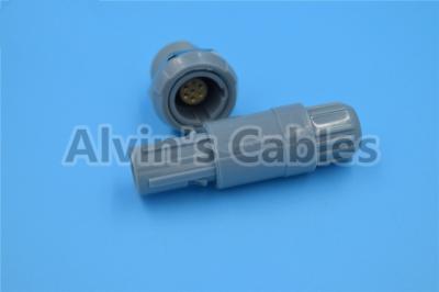 China Durable Lemo 1 P Set 7 Pin Connector And Jack Gray Jacket Single Positioned 7 Pin Connector for sale