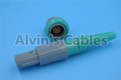 China LEMO 1 P Plastic 6 Pin Connector Disposable Oxygen Probe Plug Connector Self Locking Plug In for sale