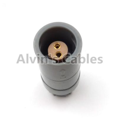 China Plastic Connector LEMO 2 Pin Compatible With LEMO PRG Circular Push Pull Connector M.02.PLLC39A Plastic LEMO 2 Pin for sale
