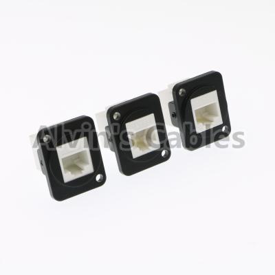 China Panel Mount Waterproof RJ45 Connector Ethernet Cat6 Connection Type for sale