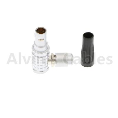 China Lemo FHG 1B 2-16 Pin Elbow Plug Compatible Connector 90 Degree For Audio Video Equipment for sale