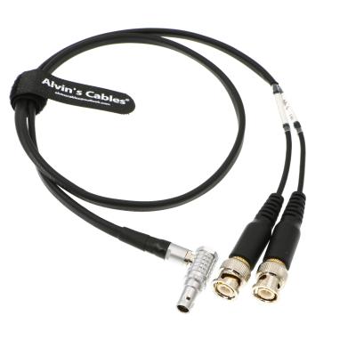 China Sound Devices BNC Timecode Cable Right Angle 5 Pin Male To BNC TIME CODE Input Output for sale
