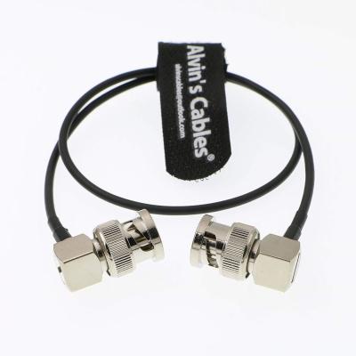 China Blackmagic RG179 Coax BNC Right Angle Male To Male Flexible HD SDI Cable For BMCC Video Camera for sale
