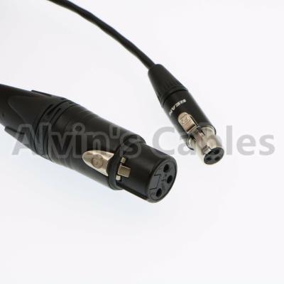 China Mini XLR 3 hembra del Pin de Neutrik al cable femenino del Pin de XLR 3 para los dispositivos 442 de los sonidos en venta