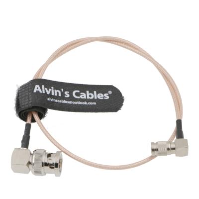 Chine Les câbles Blackmagic DIN 1.0/2.3 mini BNC d'Alvin à angle droit au câble du mâle 75ohm RG179 HD IDS de BNC à vendre