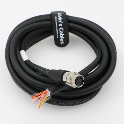 China 12 Pin Hirose Female HR 10A-10J-12S High Flex Power IO Cable for AVT GigE Cameras for sale