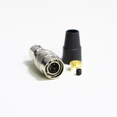 China 4 Pin Hirose HR10A-7P-4P Male Connector Plug for Sound Devices ZAXCOM CAMERA for sale