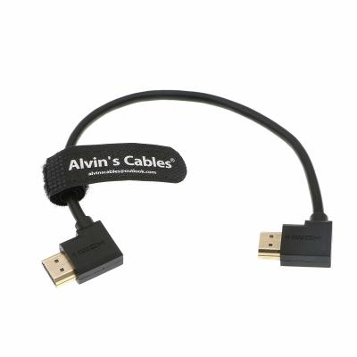 China E2 L Shape HDMI Camera Audio Cable Right Angle To Right Angle High Speed HDMI Cord for sale