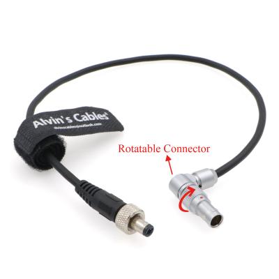 China Z CAM E2 Flagship Rotatable Right Angle 2 Pin to Straight Lock DC Power Cable for Atomos Shinobi Ninja V OSEE G7 Monitor for sale