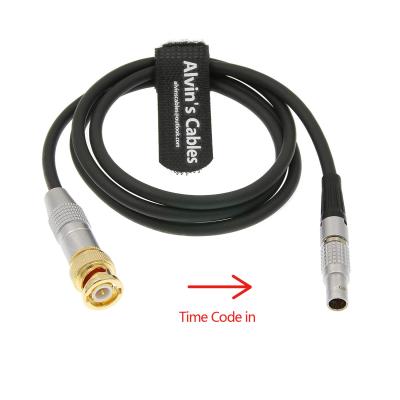 China Los cables BNC de Alvin 5 cable del código del TIEMPO del varón ARR del Pin al mini para los dispositivos ZAXCOM de los sonidos en venta