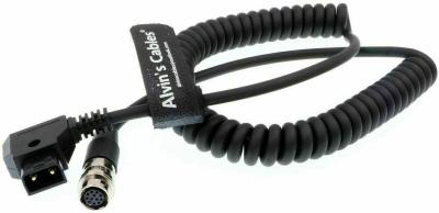China 12 Pin Hirose To D-Tap Coiled Power Cable For B4 2 / 3