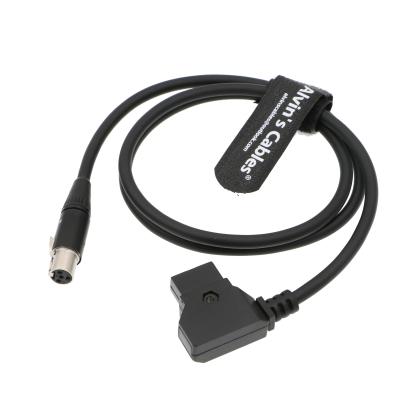 China Alvin's Cables 12V TV Logic Monitor Power Cable Neutrik Mini XLR 4 Pin Female to D Tap for Cameras Monitor for sale
