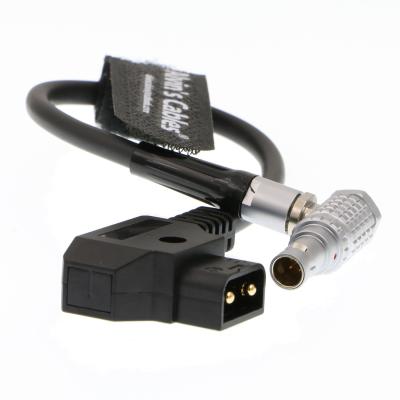 China 4 Pin Male Right Angle to D-tap Power Cable for Hollyland Cosmo 400 Wireless Video Transmission System for sale