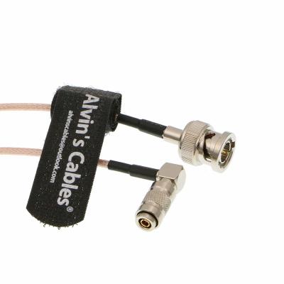 China Blackmagic Right Angle DIN 1.0/2.3 Mini BNC to BNC Male 75ohm RG179 HD Cable for sale