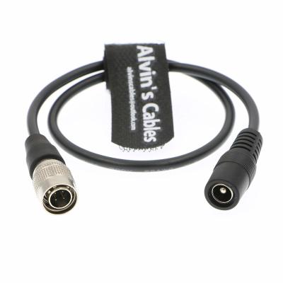 China Hirose 4 Pin Male to DC Female Cable for Sound Device ZAXCOM Blackmagic for sale