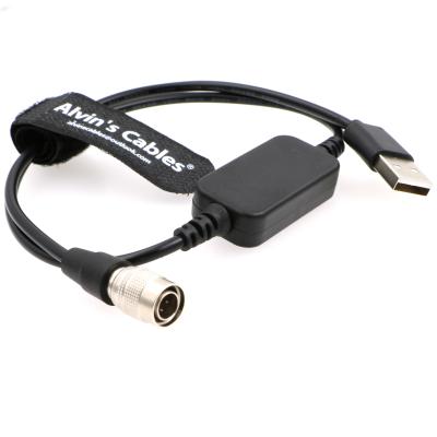 China 4 cable de la alimentación por USB de Pin Male Hirose To Boost 12V para los dispositivos de los sonidos 688 633/enfoque F4 F8/Zaxcom en venta