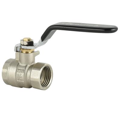 China PN25 PN30  brass ball valve for water use brass ball steel handle for sale