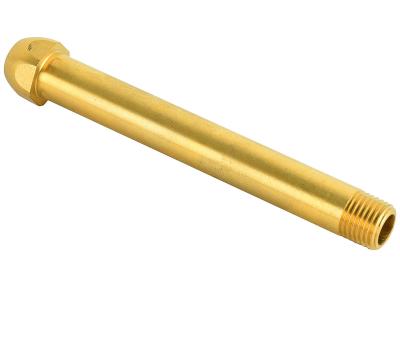 China brass gas thread long pol compression connector for water tube pipe brass fittings for sale