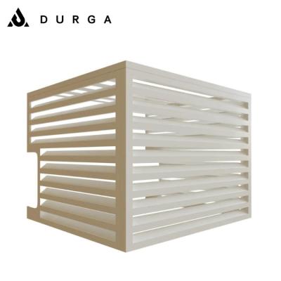 China Anti-Corrosion And Durable Metal Air Conditioner Screens Air Conditioner Outdoor Unit Aluminum Covers for sale