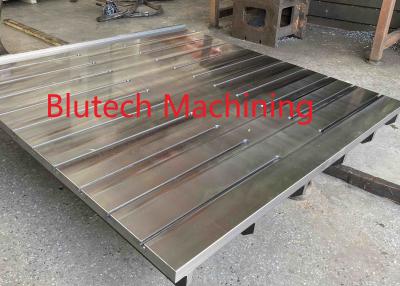China Steel T Slot Table Bolster Plate For Rubber Compression Moulding Press for sale