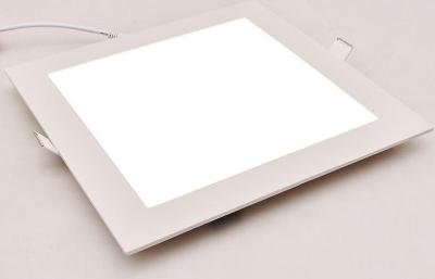 China Square Small LED panel light 200MM 18W 3000K , LED flat panel light downlight for sale