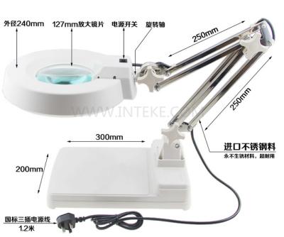 China Magnifying Desk Lamp Magnifier / Desk Lamp Magnifier LT-86C 10X / 20X for sale
