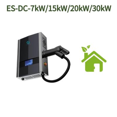 China OEM QRcode Electric Car Charging EV Wall Box 30KW CCS CHAdeMO for sale