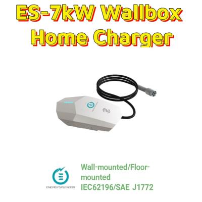 China APP Control Home RFID Wallbox EV Charger 7KW 11KW 22KW Wall Mounted for sale