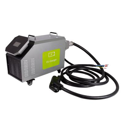 China 15kw Dc Fast Portable Ev Charger Movable Electric Vehicle Charging Station for sale