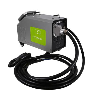 China Portable Mobile DC CHAdeMO CCS Combo Quick EV Charger 30KW With Display Screen à venda