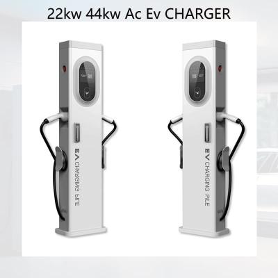Cina 22 kW 44 kW stazioni di ricarica AC EV caricabatterie elettriche veloci IEC 62196/SAE J1772 in vendita