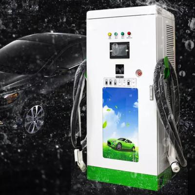 Cina 180KW Floor Mounted Dc Ev Charger CCS1 CCS2 CHAdeMO Fast EV Charging Station in vendita