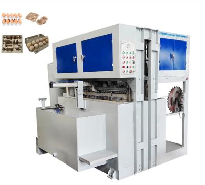 China Waste Paper Small Egg Tray Making Machine With Molds 700pcs/H for sale