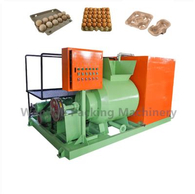 China Recyclable Waste Paper Small Pulp Tray Machine Home Egg Tray Paper Molding Machine for sale