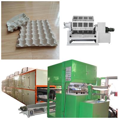China Fully automatic wet press paper egg tray egg carton shoe tray making machine for sale