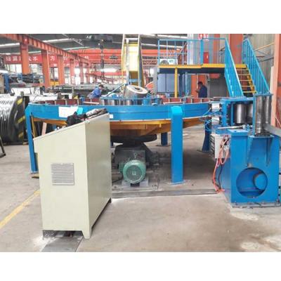 China 3.5M Horizontal Steel Strip Spiral Accumulator Tube Mill For Pipe Making à venda