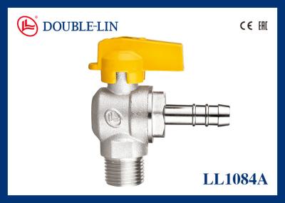China Aluminium Handle Male X Hose Connector Brass Gas Valves for sale