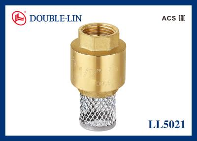 China BS2779 4 Inch Female Brass Spring Check Valves for sale