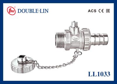 China Cap Key On Off Operated HPB 57-3 Brass Drain Ball Valve for sale