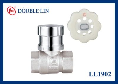 China 1 Inch Female X Female PN16 Lockable Brass Ball Valve for sale
