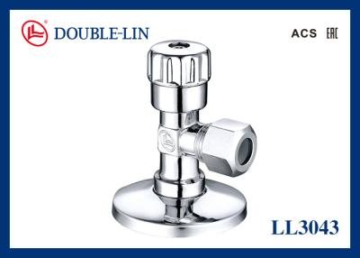 China ABS Handle 10 Bar Chrome Plated Angle Valve With Nut for sale