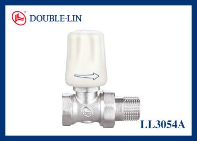 China HPB 57-3 Brass Straight Thermostatic Radiator Valves for sale